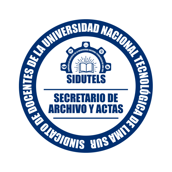 Sello Secretario de Archivo y Actas